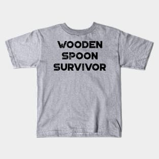 Wooden Spoon Survivor Funny Kids T-Shirt